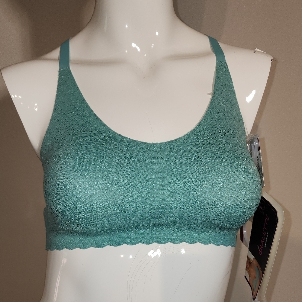 No Boundaries Green Comfort Bra Intimates